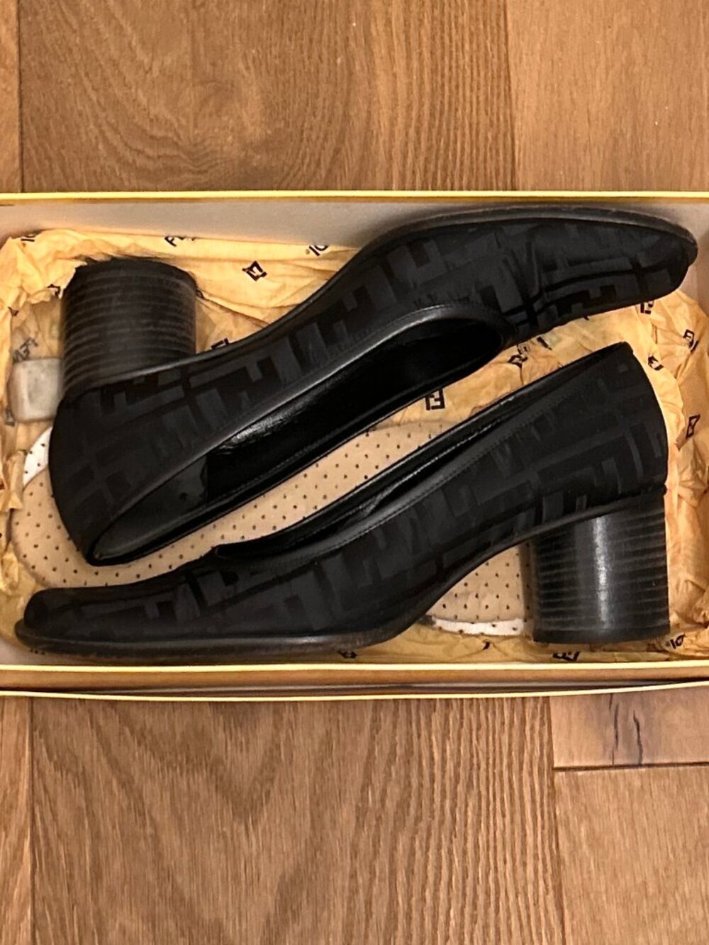 Vintage Black Fendi Heels